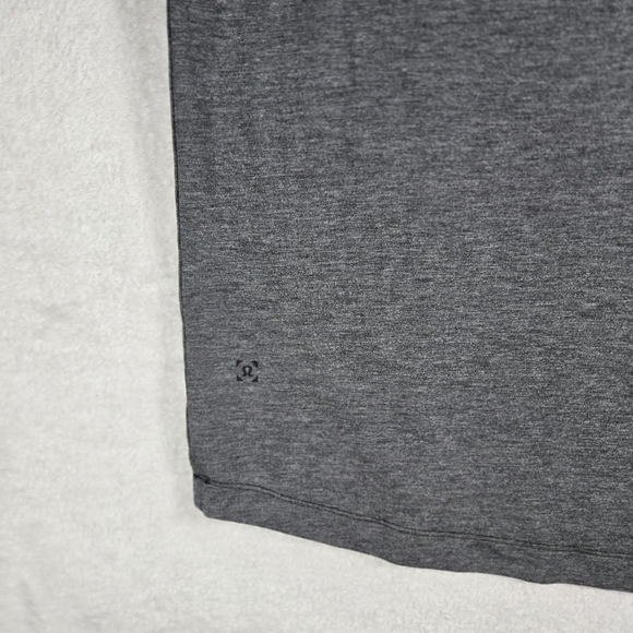Lululemon Evolution Polo Shirt Performance Lightweight Golf Medium Grey Men - Picture 3 of 7